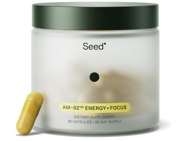 Seed AM-02 Energy + Focus dietary supplement
