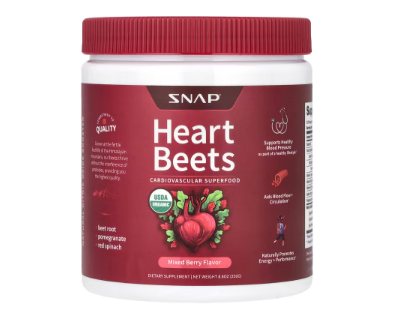 SNAP Heart Beets cardiovascular superfood powder